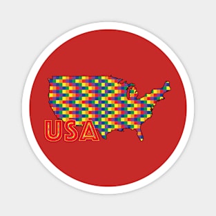 USA Pride Magnet